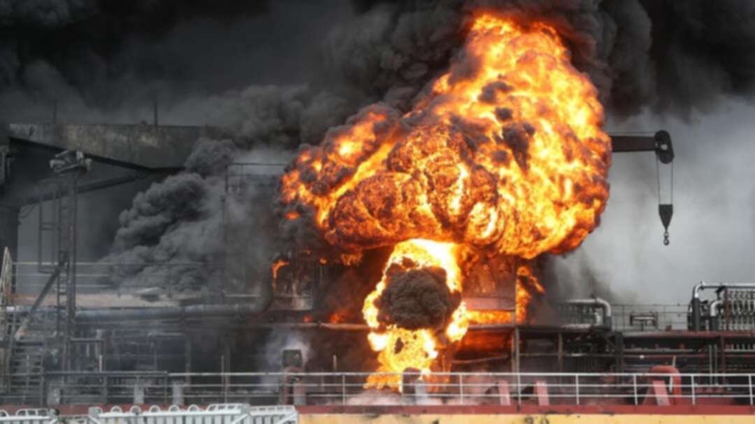 Huge tanker blast sparks fire injuring 12 in South Korea