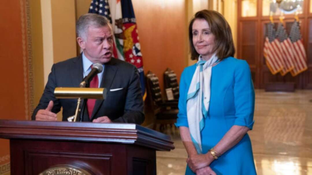 US House Speaker Pelosi holds talks in Jordan with King Abdullah