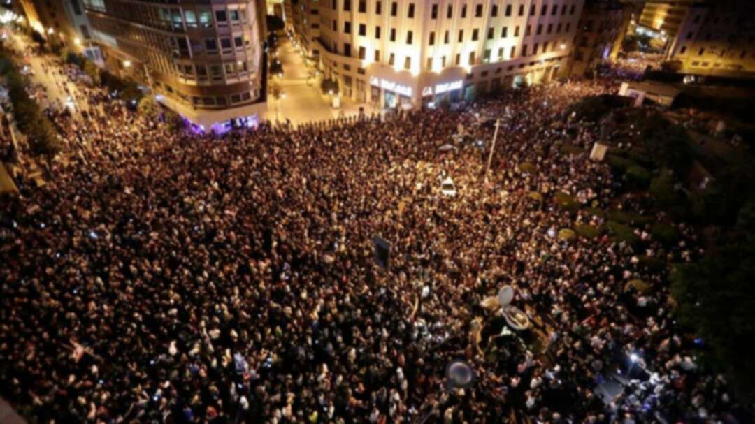 Hundreds gather in Lebanon for third day of protests