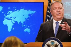 US Secretary of State Mike Pompeo during a briefing to the media at the State Department. (File photo: Reuters)