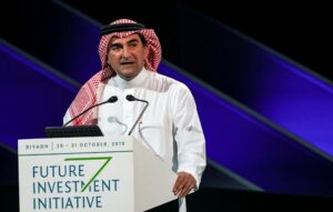 Yassir al-Rumayyan, Governor of Saudi Arabia’s Public Investment Fund and FII Institute Chairman, speaking at the opening of the 3rd Edition of FII on October 29, 2019. (Supplied)