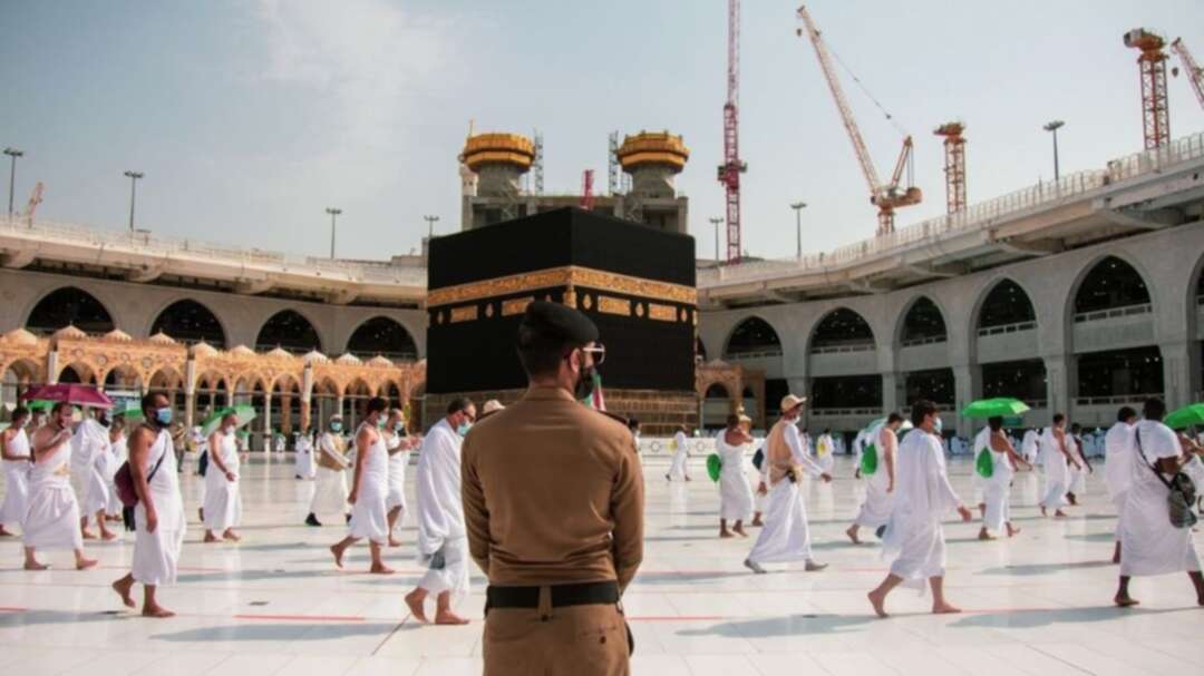 Pilgrims in Saudi Arabia are now able to touch ancient Black Stone