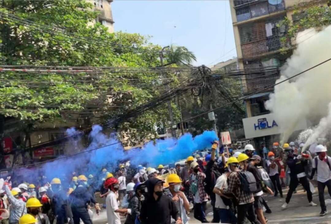 At least 11 protesters killed in northwestern Myanmar in clashes with security forces