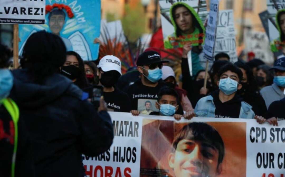 Hundreds hold protests in Chicago over police killing of 13-year-old boy