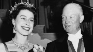 the queen-Dwight D Eisenhower