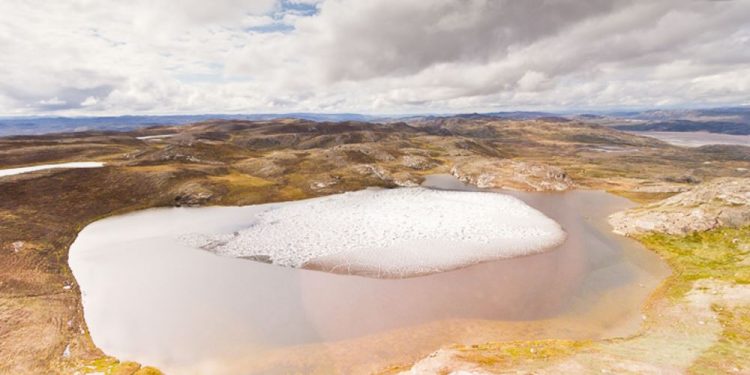 A view of eastern Greenland