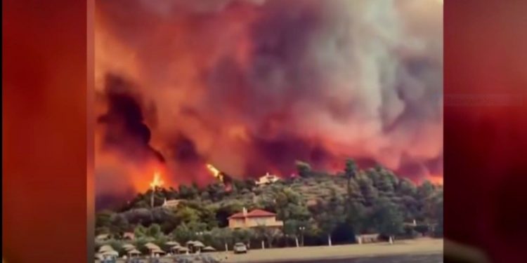 Greece wildfire