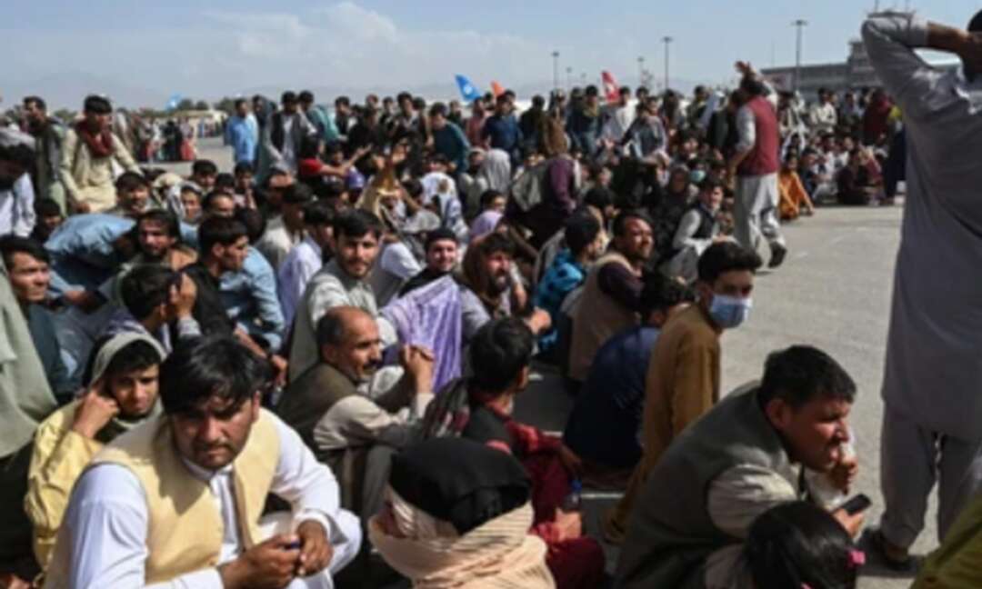 Afghans waiting to be evacuated