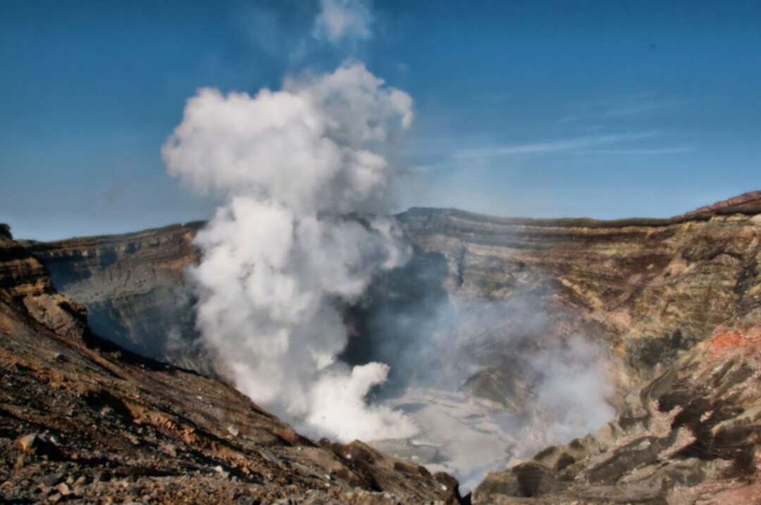 Volcano erupts in Japan and officials warn people against threat of lava