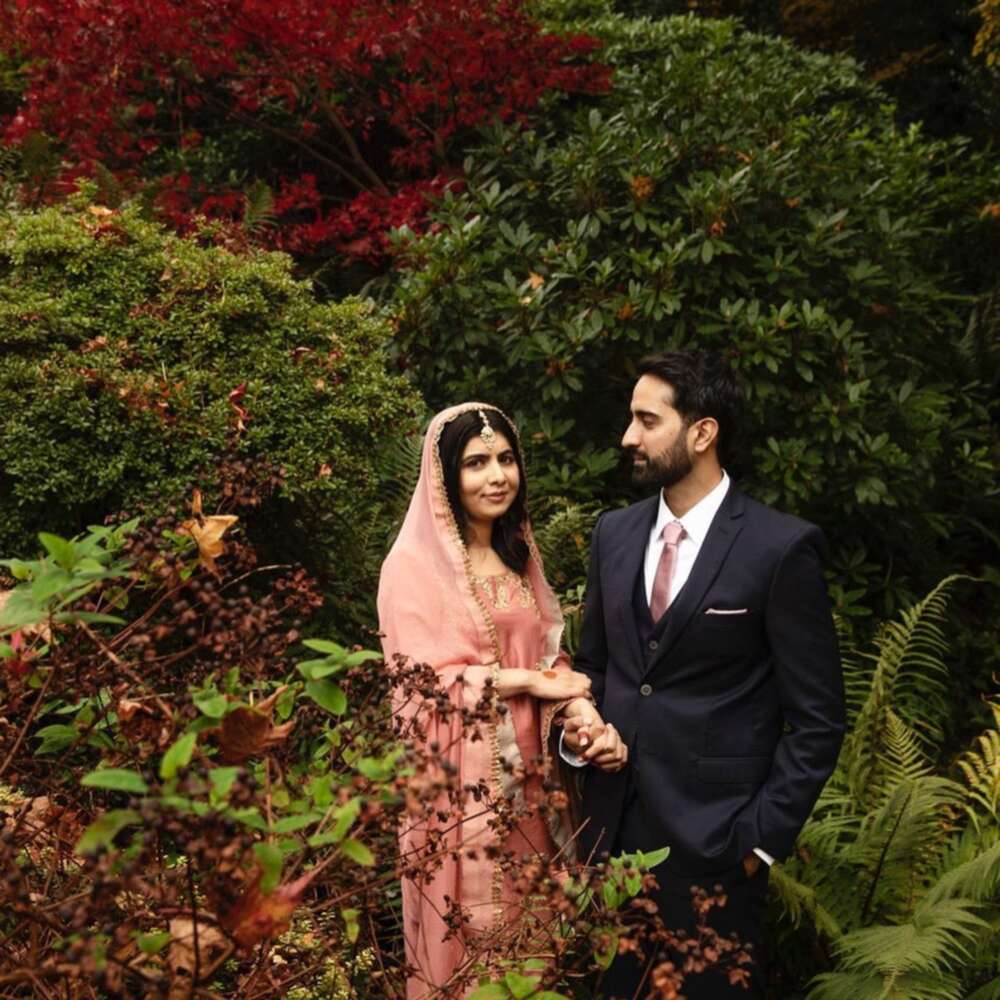 Nobel winner Malala Yousafzai ties the knot in an Islamic ceremony in Birmingham