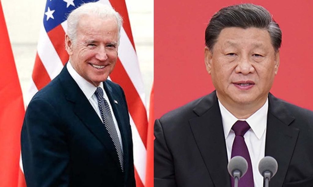 Biden and Xi Jinping