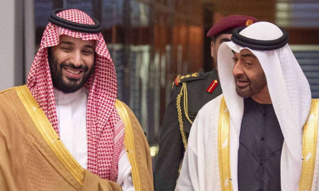 محمد بن سلمان في الإمارات (أ ف ب)