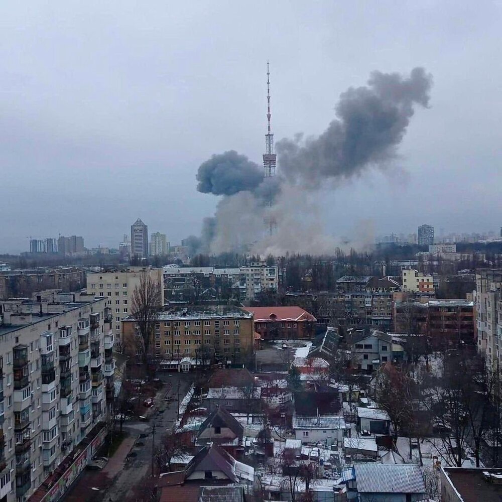 Three children are among nine people who were killed when Russian forces shelled parts of Ukraine's second largest city - with footage showing a series of explosions outside an apartment building (File photo: Euromaidan Press)