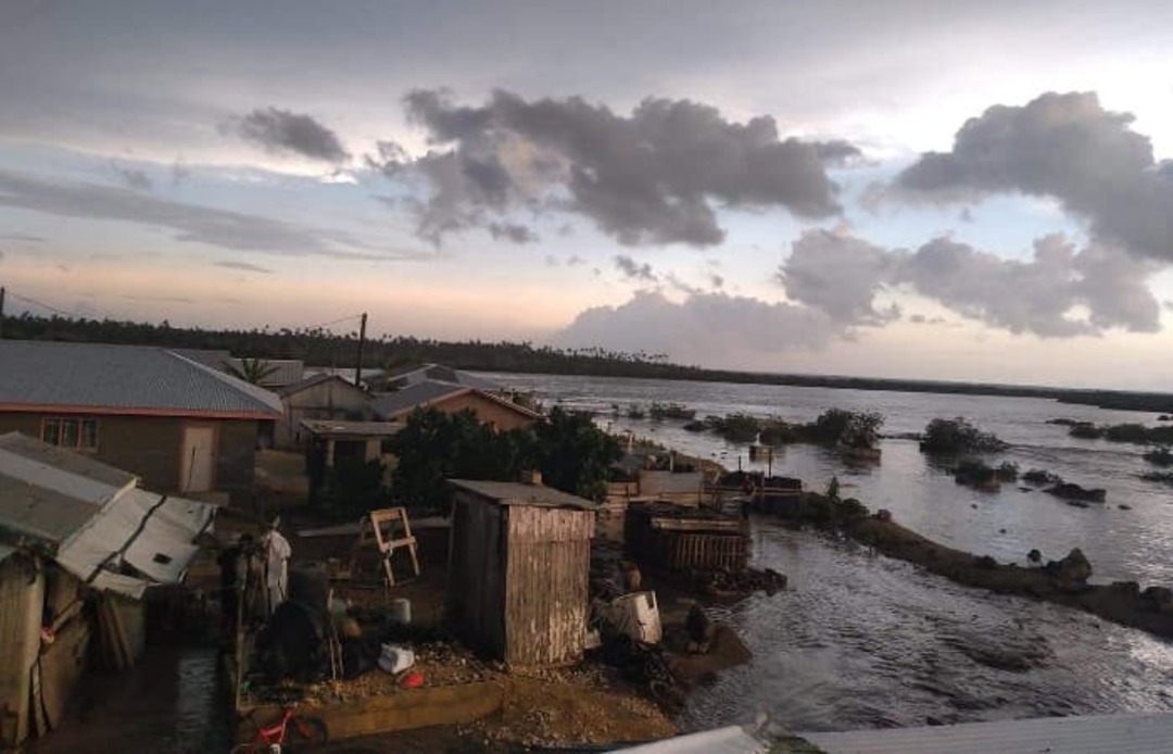 Tonga after violent volcanic eruption in the Pacific/Facebook page