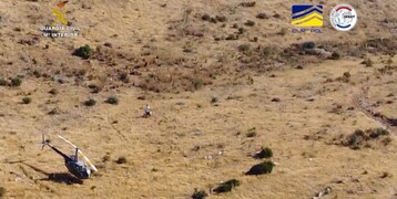 صورة من فيدو لطائرة مراقبة للشرطة 