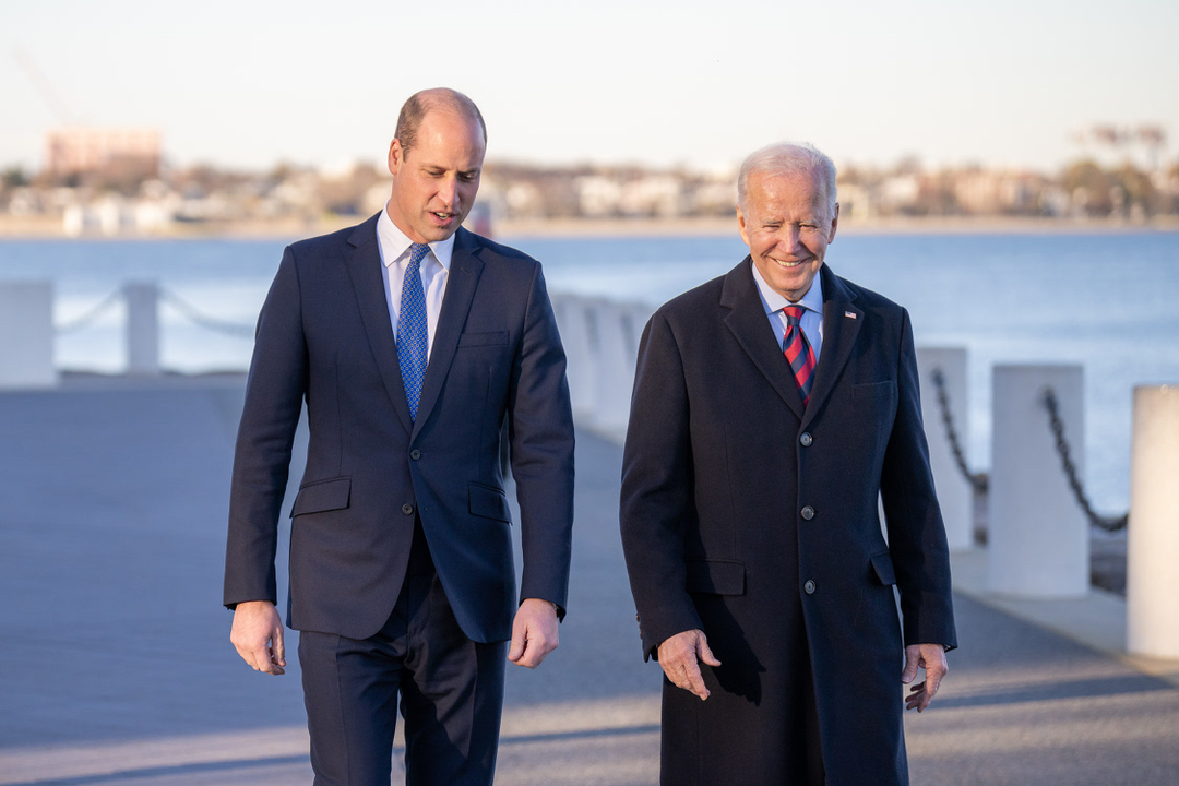 Prince William meets President Biden in Boston to discuss climate change