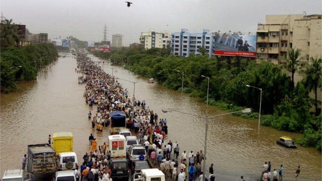 India's weather office issues red alert for Mumbai amid heavy rains and flooding