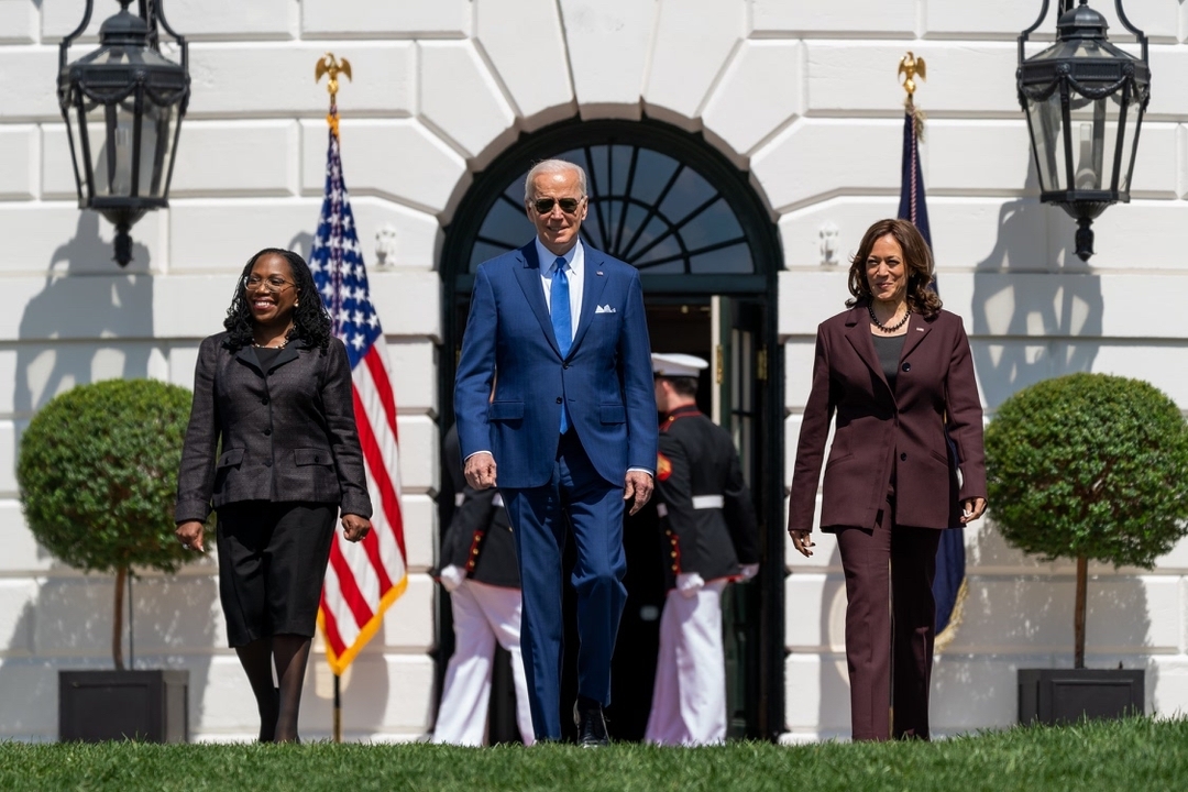 US President Joe Biden, Vice President K. Harris and Justice Jackson (File photo: The White House official Facebook page)