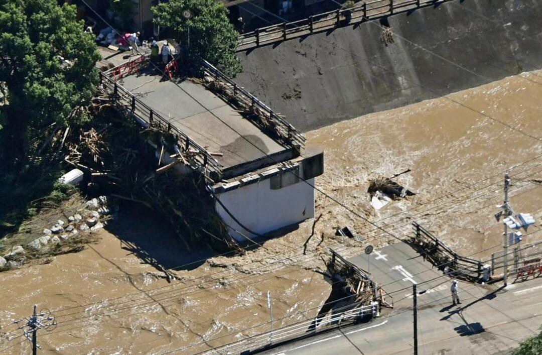 One killed in landslide as another typhoon nears Japan