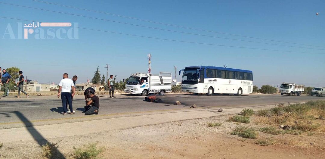 إنشاء نقطة تفتيش على طريق دمشق-السويداء لحماية المارة